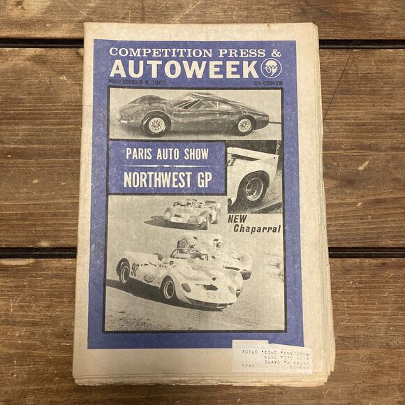 Lot of 11 Car Race Competition Press & Autoweek Newspapers 1964-1972 - Picture 5 of 12